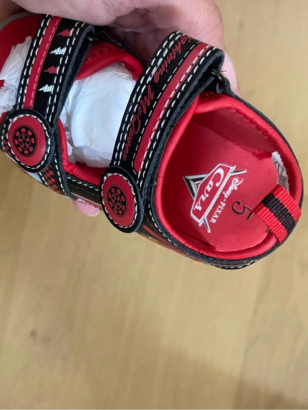 Toddler Boys Sandals size 5 Disney Pixar 
